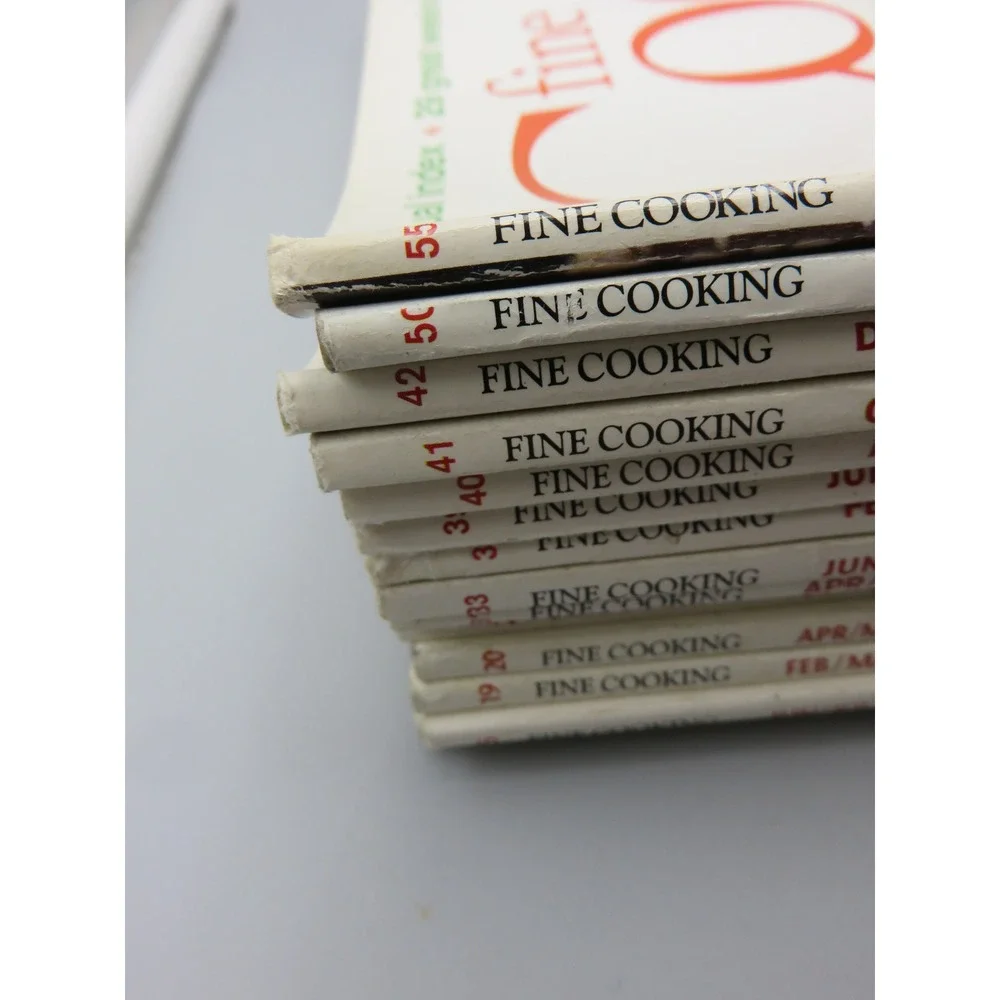 Taunton Fine Cooking Magazine Lot of 14 Issues 1995-2003 Recipes Mixed